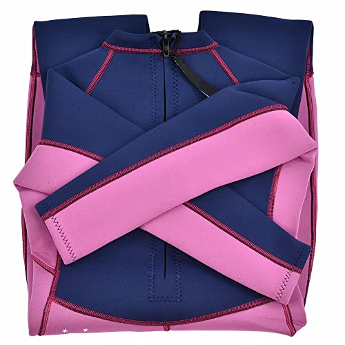 Dilwe Traje de Buceo para Niños, Traje de Baño de Manga Larga para Surf, Buceo, Natación, Traje de Baño, Traje de Neopreno para Niños (L)