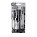 Tulip Permanent Nontoxic Fabric Markers 5 Pack Variety Pack - Brush Tip, Bullet Tip, Chisel Tip, Extra Fine Tip, Child Safe, Minimal Bleed & Fast Drying - Premium Quality for T-shirts, Clothes, Shoes, Bags & Other Fabric Materials