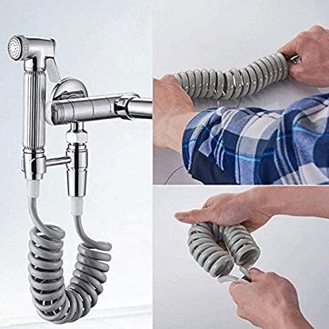 Miniatura 5 de Fat-Cattie Manguera de resorte telescópica flexible de PU con interfaz de rosca interna G12 (0.8 pulgadas, 0.787 in), manguera de resorte (118