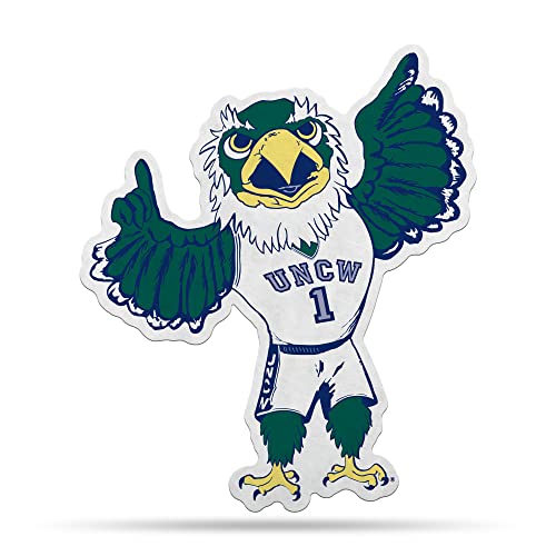 Rico Industries NCAA North Carolina-Wilmington Seahawks Mascot Shape Cut Pennant - Home and Living Room Décor - Soft Felt EZ to Hang