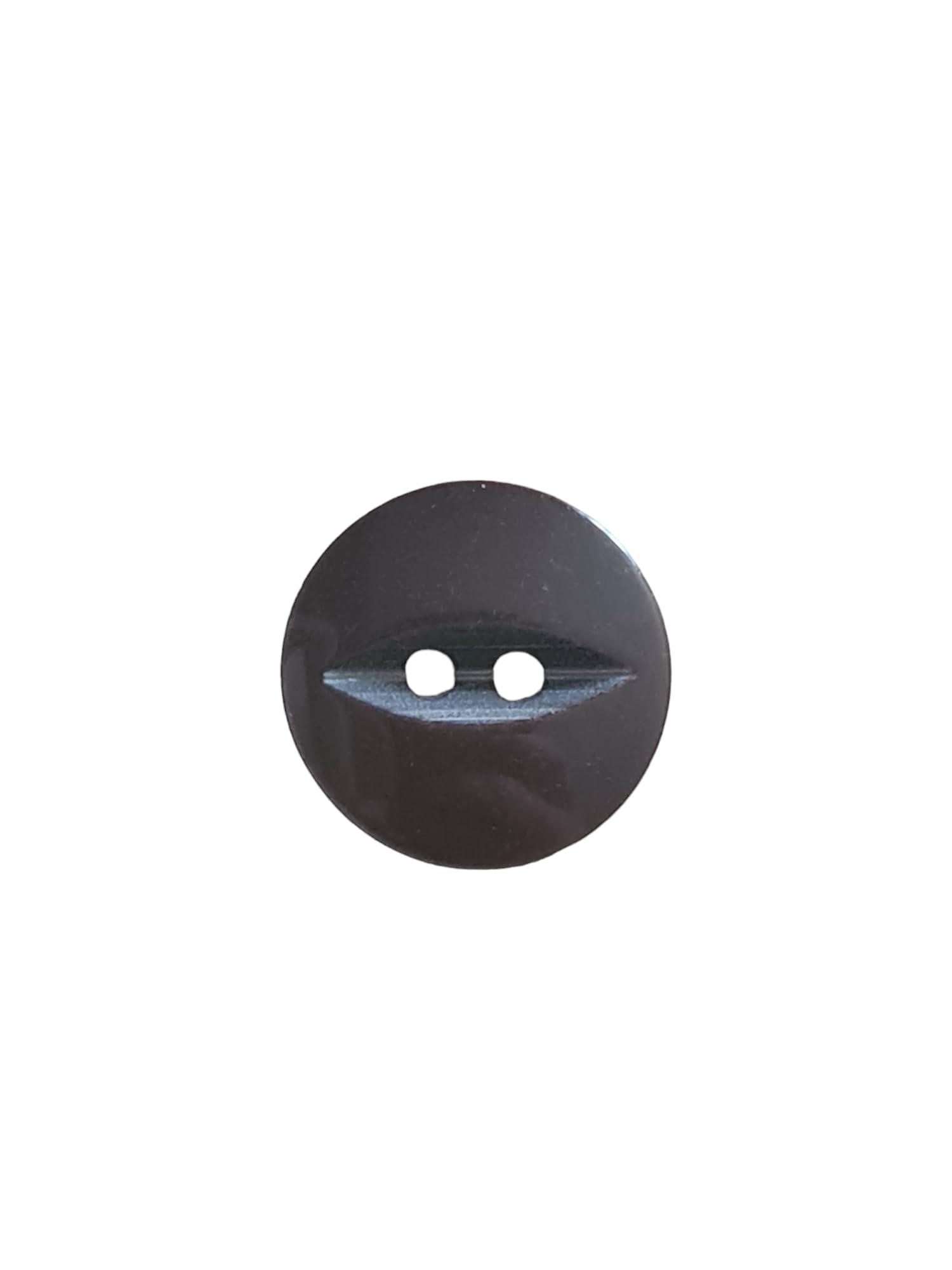Baby Button Pack for Knitting and Crafts, Assorted Sizes, Fish Eye Shape (11.5mm Black-50 Pack)