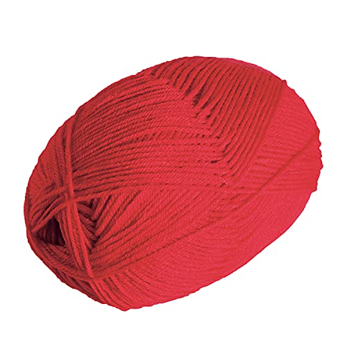 Knit Picks Brava Red Sport Weight Acrylic Yarn for Crocheting