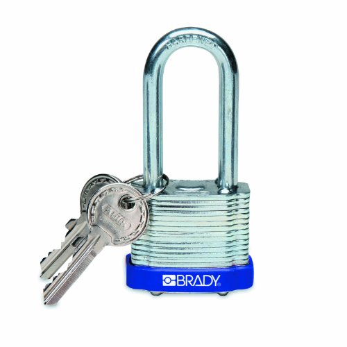 Brady 51291 Blue, Brady Steel PadLocks (6 Locks)