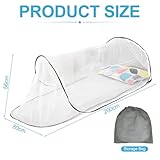 Travel Mosquito Net | Foldable Ultra Light Pop Up | Portable Camping Tent | Family Mosquito-Net Bed | Easy & Fast Installation | Foldable Single Bed With Zip - Image 2