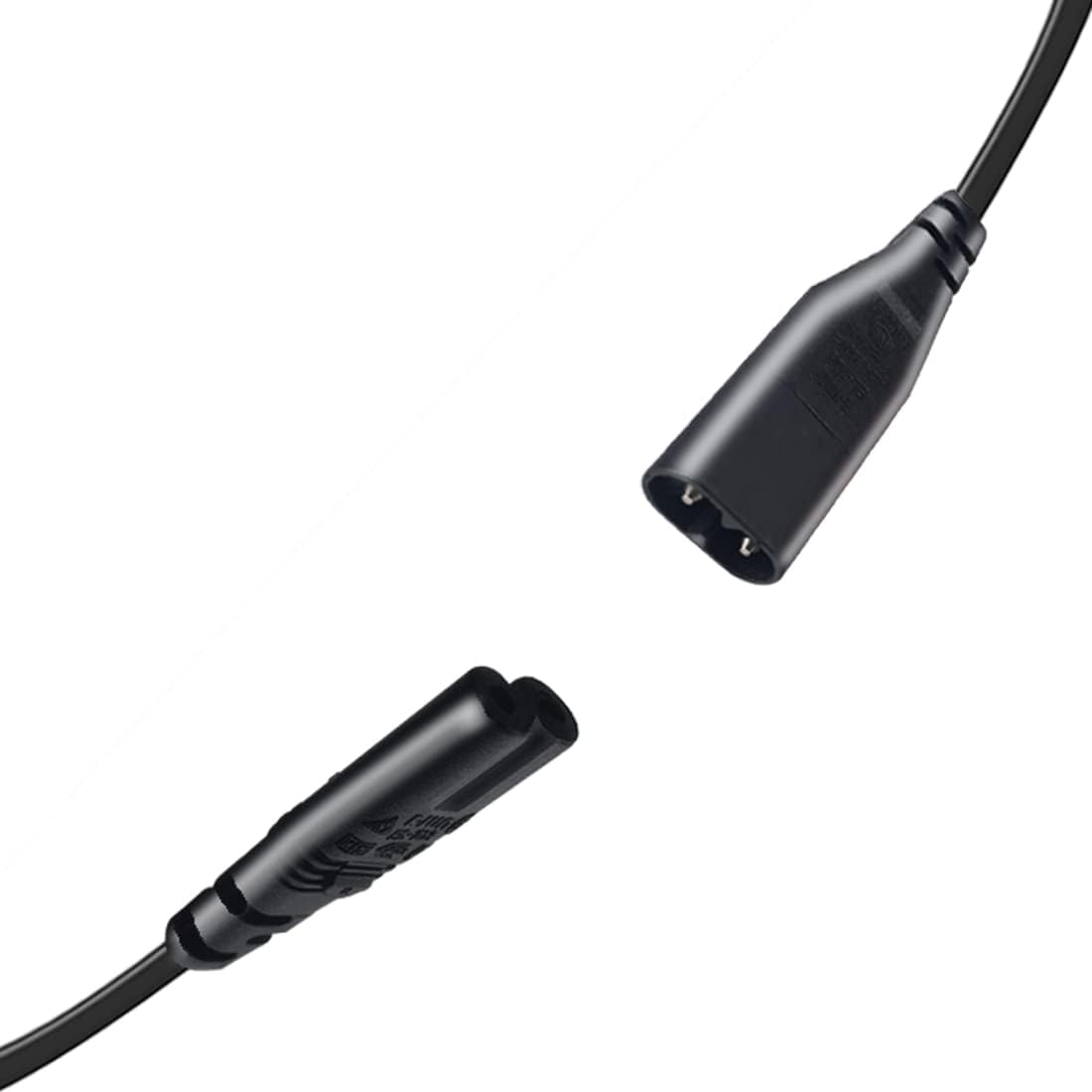 IEC 320 C8 to C7 Power Cable 6ft/1.8m for TV Monitor Projector image 4