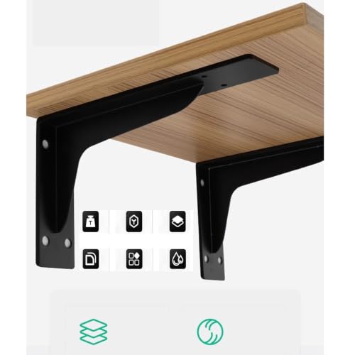Estructura de soporte triangular para mueble TV de 8 pulgadas con doble tornillo avellanado 6