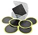 Lumintrail Glueless Bike Tire Patch Kit w/ 6 Adhesive Bicycle Tube Puncture Repair Patches, 1 Sandpaper, 1 Portable Case (1 Pack)