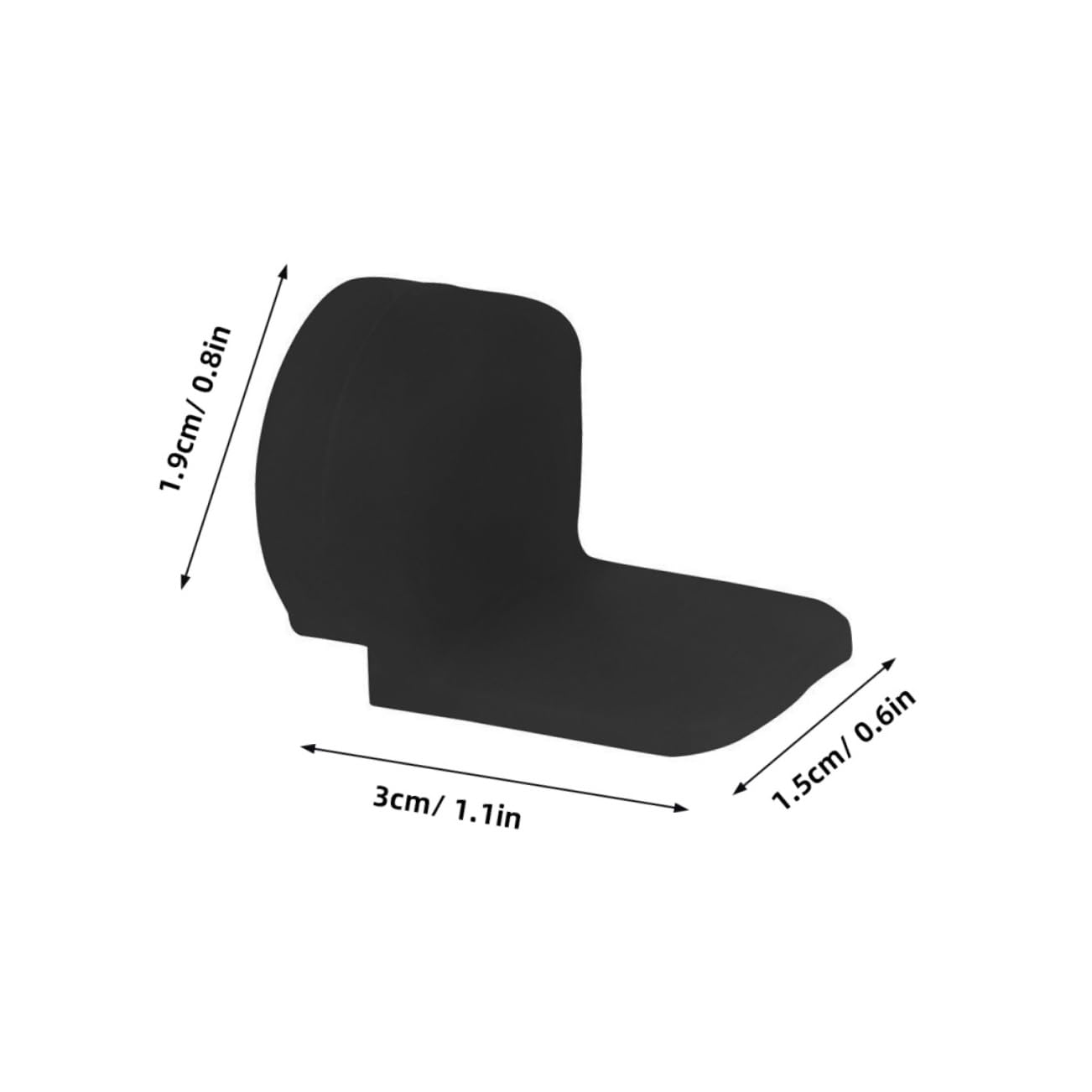 ULDIGI 8pcs Clarinet Thumb Rests Silicone Clarinet Thumb Accessories Soft Finger Support for Players