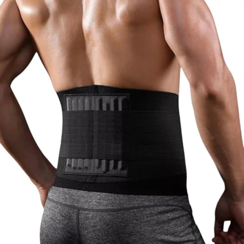 Cinta Suporte Lombar com Hastes Flexíveis e fecho Duplo (M)