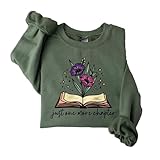 One More Chapter Sweatshirt, Book Lover Crewneck, Book Nerd Gift, Librarian Read Shirt, Reading Sweatshirt, Readers Are Leaders, English Teacher Gift, Reading Shirt