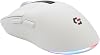 Gravion Sharper RGB Işıklı Kablosuz Gaming Oyucu Mouse 12000 DPI, Ultra Hafif, Bluetooth + 2.4G Kablosuz + Kablolu, Huano Silent Switch Tıklama, PAW3311 Sensör, 400mAh Batarya, Beyaz Gamer Faresi