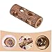 DOITOOL 300g Hamster Hideout Tunnel Durable Natural Wood Toy for Guinea Pigs Hamsters and Pets Safe Bite-Resistant Easy to Install Long Pet Play Tunnel