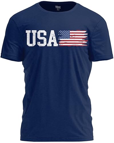 TeeStock USA Flag T-Shirt | American Patriotic Tee for 4th of July & Independence Day