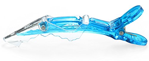 image for Onedor 12 pcs Transparent Professional Hair Stylist Hair Clips. Salon 