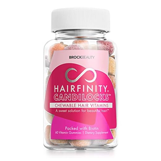 Hairfinity Candilocks Chewable Hair Vitamins - Gummies Scientifically formulated with Biotin, Inositol, and Choline for Longer, Stronger Hair Growth (60 Vegetarian Gummies)