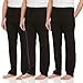 DARESAY Mens Lounge Pants with Pockets - Mens Pajama Pants - Lounge Pants Men, Up to 3XL Pack of 3 Black,Black,Black