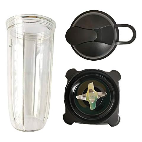 Sduck 32oz cup with lid and Blade Motor Base Ninja Replacement Parts for Ninja BL700 BL701 1200 NJ600 NJ602 NJ600WN BL701WM Cover