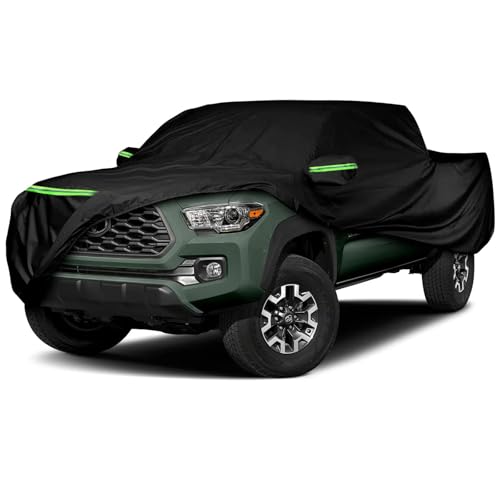 DIALFA Funda para Camioneta para Nissan Titan XD S, Resistente al Agua, Impermeable y Duradera para Almacenaje Exterior Cubierta para Camionetas Pickup,L（575 * 195 * 190cm）