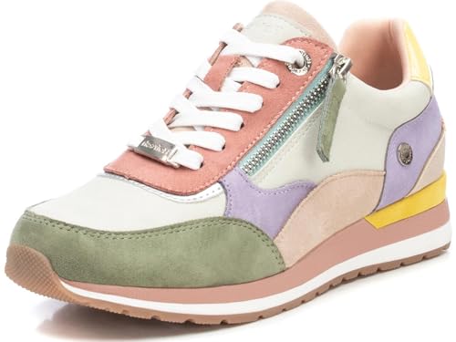 REFRESH - Zapatilla Cierre de Cremallera para Mujer, Color: Multicolor, Talla: 40