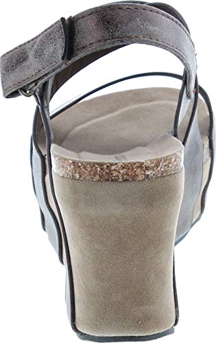 Pierre Dumas Women's Hester-5 Vegan Leather Strappy Wedge Sandals4