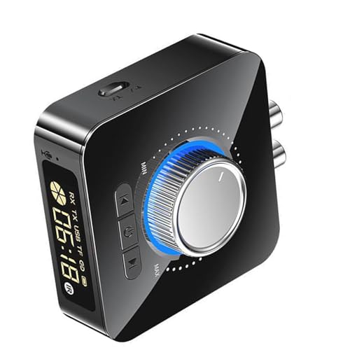 2 in 1 Bluetooth 5.0 Receiver Transmitter Wireless 3.5mm AUX to RCA HiFi Audio Adapter Accessory