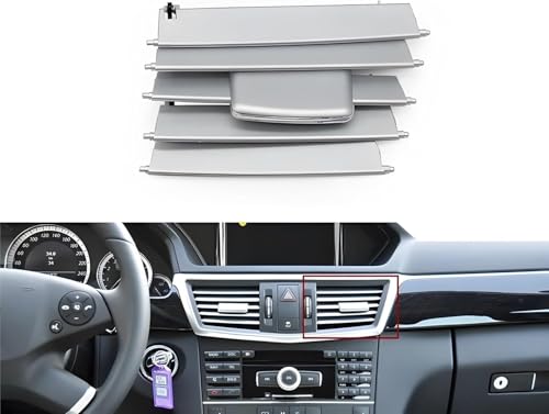 HAUINVC Car Dashboard Console Left Right Air Conditioner Ac Vent Grill Compatible for Benz E Class 4-Doors W212 2009-2012(Left air Outlet)(Center air Outlet (Right))