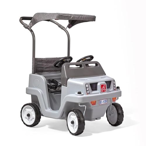Step2 Side-by-Side Push Around SUV, Kids Push Car, 2 Seats, Stroller Substitute,…