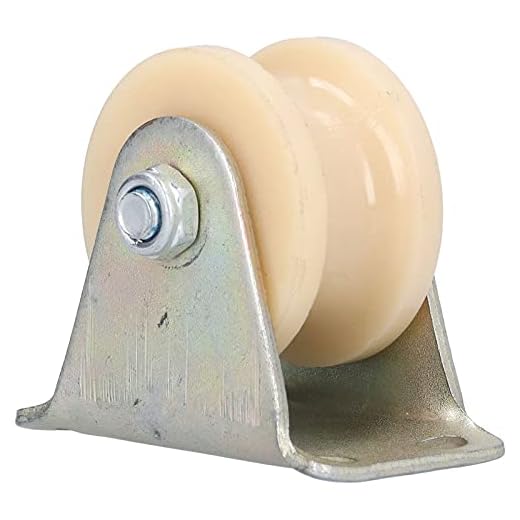 FOLOSAFENAR Polea guía, no es fácil de Quemar Rueda de Ranura de Alta Velocidad Buena Resistencia al Desgaste Sin chispas de fricción para Varios Equipos de elevación