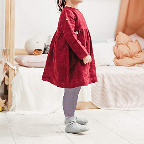 ABOOFAN Bebê Meninas Legging Calça Criança Outono Engrossar Calça Animal Sem Pé Calça Calça Criança