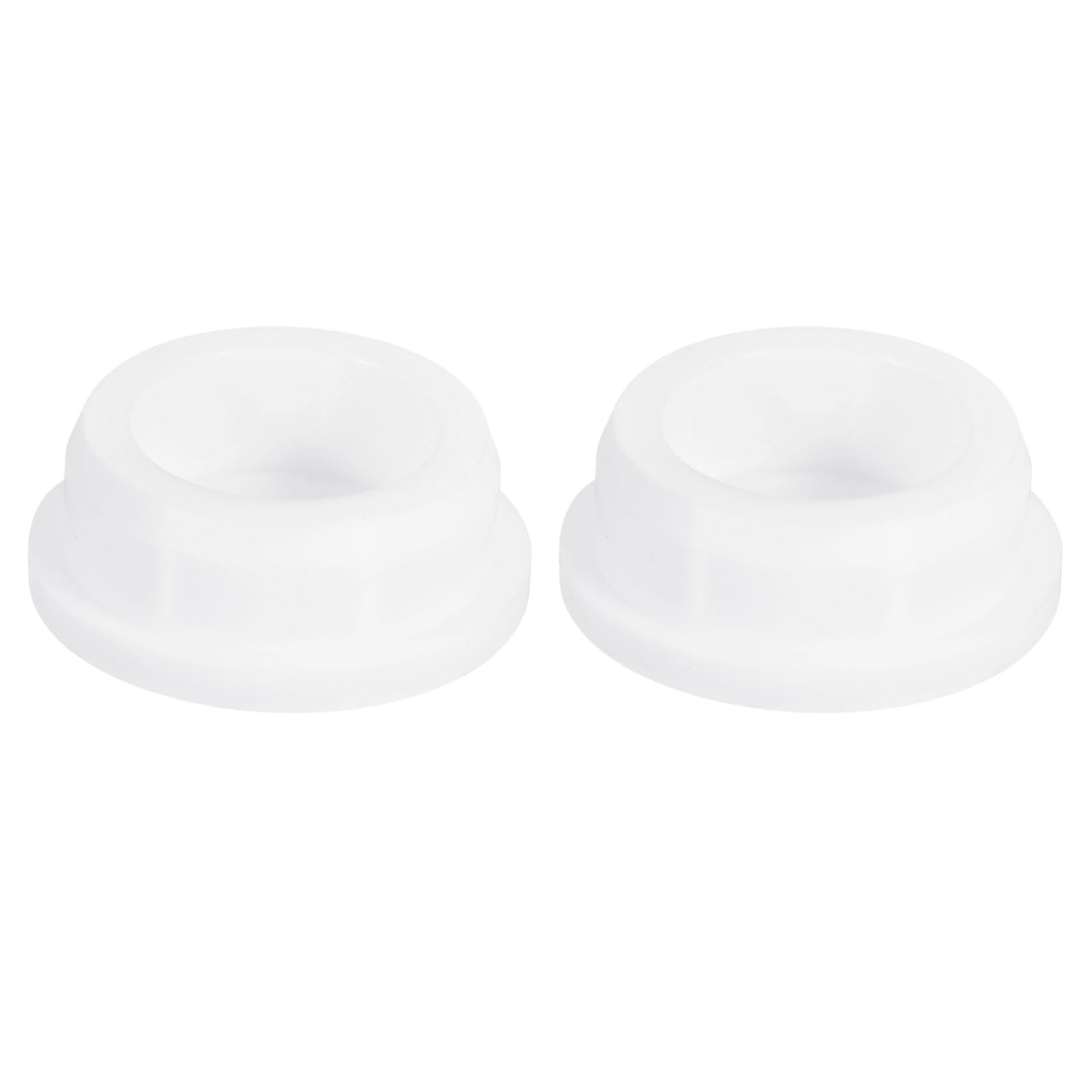 uxcell 2Pcs White Plug Holes, Waterproof Rubber Button Plug for 37mm / 1.46" Hole