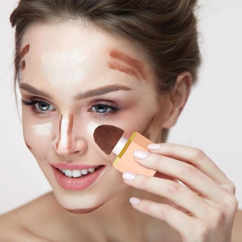 Contorno de belleza líquido, Resaltador de belleza líquido | correctora de maquillaje facial de larga duración - Cosmético iluminador de para viajes, viajes de negocios, citas y desplazamiento - imagen 2