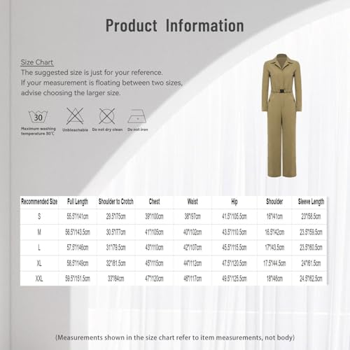 Peto de protección y mono de trabajo para mujer tipo uniforme informal negro L 7