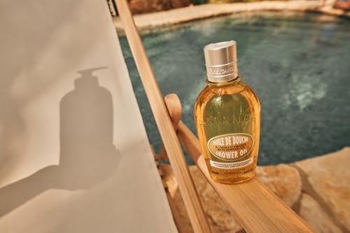 L'OCCITANE - Aceite De Ducha De Almendras - Ducha Hidratante - Limpia Y Nutre La Piel Suavemente - Piel Seca - 250 Ml