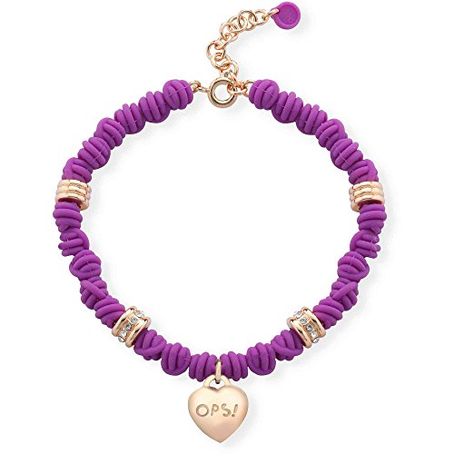 Bracelet en Silicone violet féminines OPS objets nœud OPSBR-452