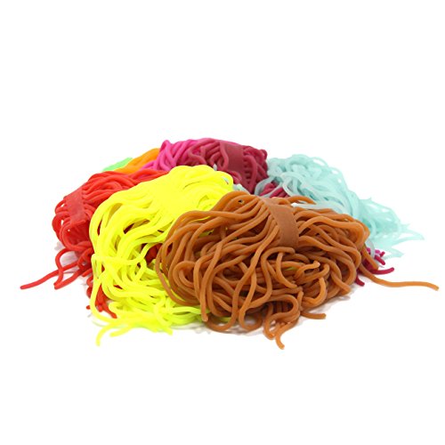 Samsfx Fly Tying Materials Squirmy Wormy Soft Worm Lures Flie Making Assorted Colors (Fi Orange) #TOP6