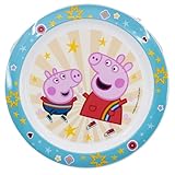 Stor Peppa Wutz Kinderteller Kunststoff - Teller für Kinder wiederverwendbar - BPA-Frei - 22 cm Plastic, bunt, Estándar