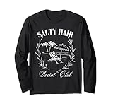 Photo Gallery salty hair social club divertente spiaggia estate maglia a manica Photo Gallery salty hair social club divertente spiaggia estate maglia a manica