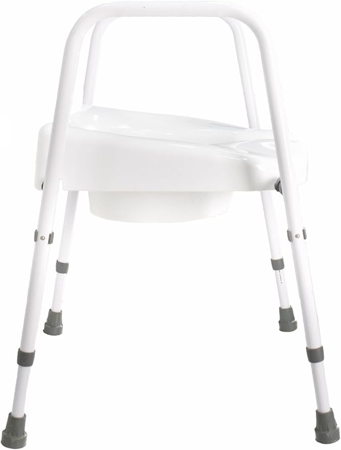 Base elevadora para inodoro ajustable con asas blanca miniatura 5