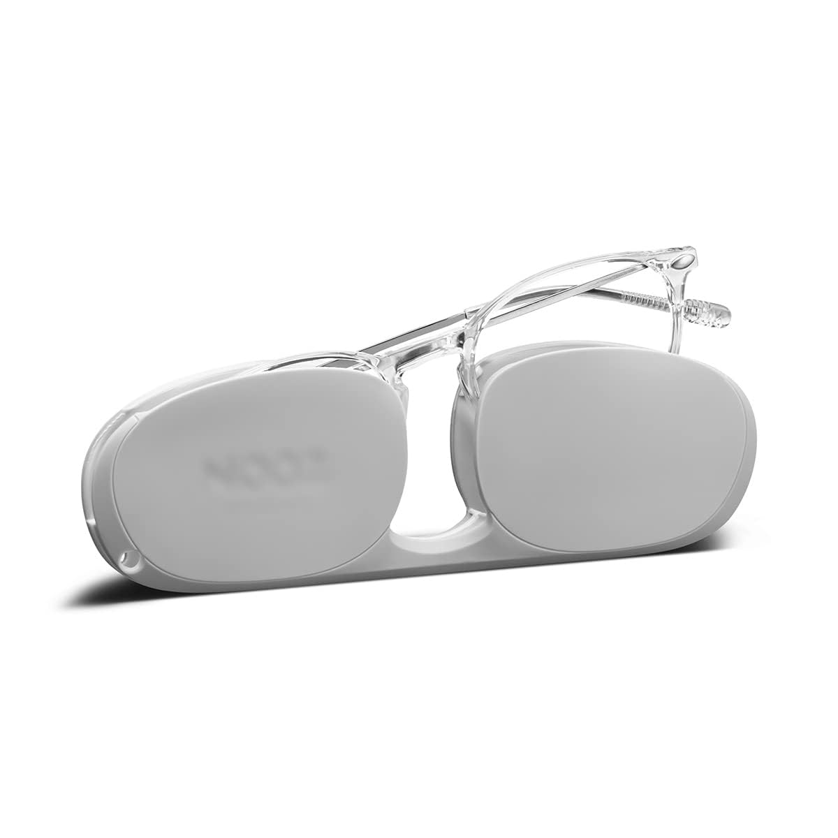 Nooz Optics Gafas de Lectura graduadas Essential Alba - Gafas Presbicia Para Hombre y Mujer - Montura de Nylon Ultraligera - Estuche Ultracompacto - Ovaladas