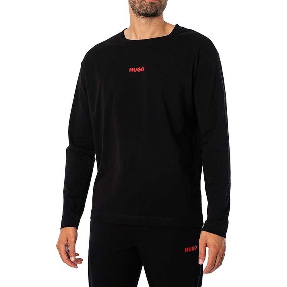 HUGO Linked LS-Shirt Pyjama Longleeve Hombre