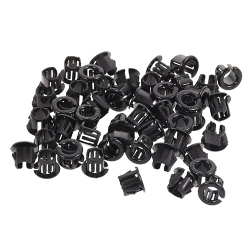 FUNOMOCYA Insulated Cable Snap Bushing Grommets 50pcs Round Snap Bushing for Power Supply and Cord Outlet