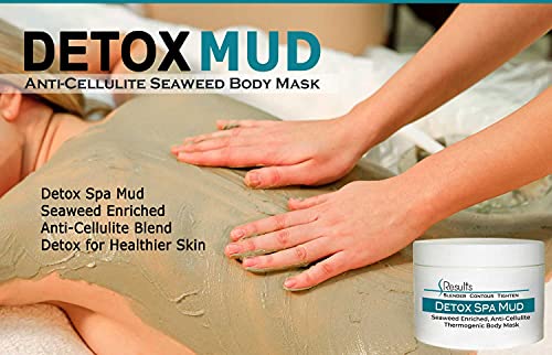Detox Spa Mud Anti-Cellulite Body Wrap Salon Treatment Infused With Seaweeds To Fight Cellulite & Promote Inch Loss - 1 Gallon #TOP1