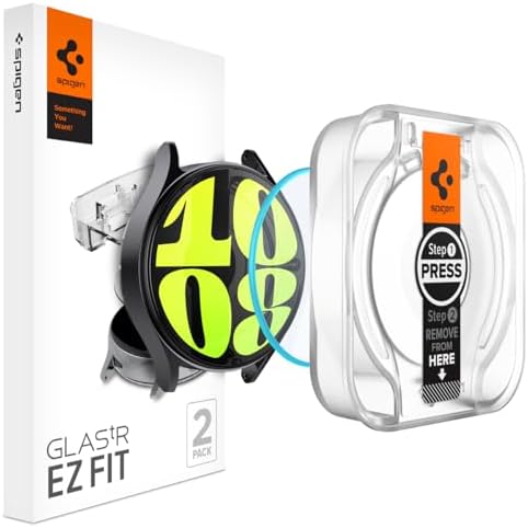 Spigen GlasTR EZ FIT Screen Protector for Galaxy Watch 7 (44mm)