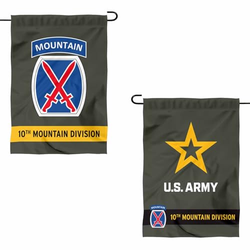 College Flags & Banners Co. US Army 10th Mountain Division Garden Flag Yard Banner