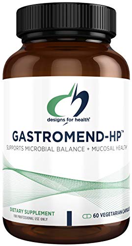 Designs for Health GastroMend HP - Gut Mucosa + Microbial Balance Support Supplement with Mastic Gum, DGL Licorice +  Vitamin U  - May Help Occasional Bloating or Upset Stomach (60 Capsules)
