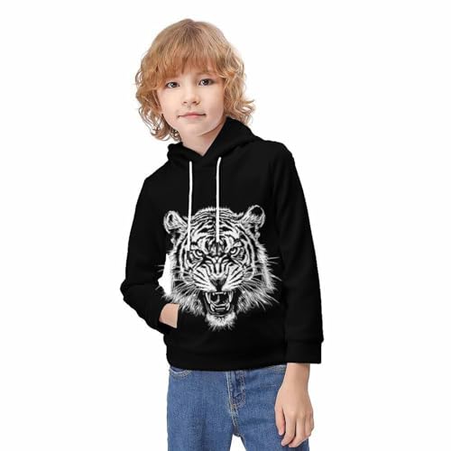 Sweat à capuche tigre imprimé 3D : fini les motifs qui s'effacent - 3