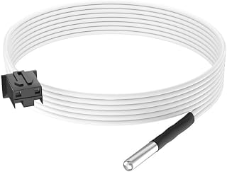 POQAX Sensor de Temperatura de termistor for Impresora 3D HT-NTC100K, termistor B3950 for filamento de Alta Temperatura (1 Unidad)(2M)