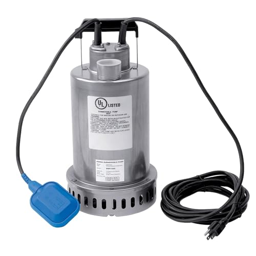 Honda WSP73 3/4hp 115V Submersible Water Pump, Trash Pump with Solid Handling Capability Up to 3/8 Inch, 74 Gallons per Min Capacity, Plug Into Standard Outlets, Rated for Continuous Use (WSP73AA)