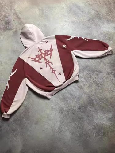 MOLERFO Y2k Hoodie Emo Clothes Vintage 2000s Sweatshirts Grunge Jackets Streetwear Oversized Graphic Hoodies4