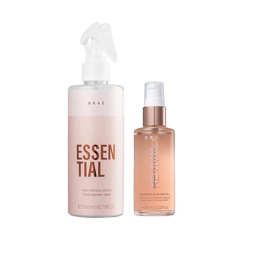 Kit Essential 260ml+ Óleo Shine Revival 60ml, BRAÉ
